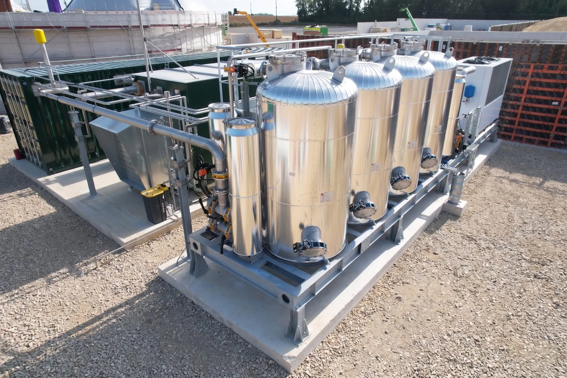 Unité d'épuration et poste d'injection réseau